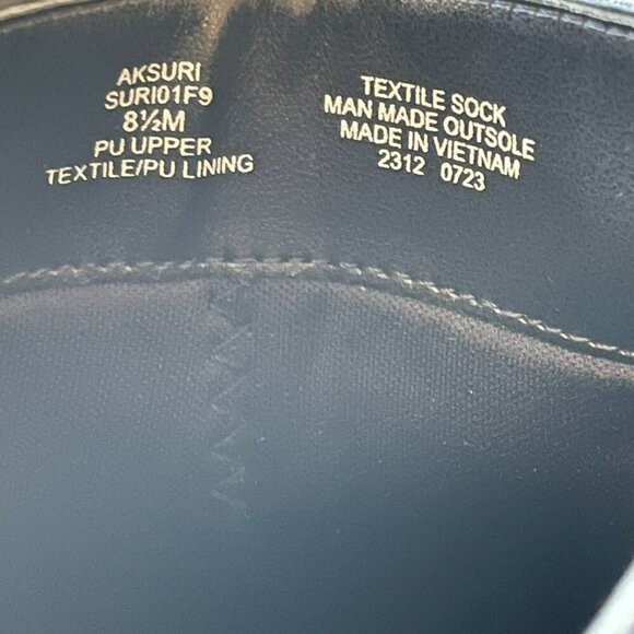 Anne Klein Suri Black Chain Ankle Boots Size 8.5 NEW - Picture 7 of 10